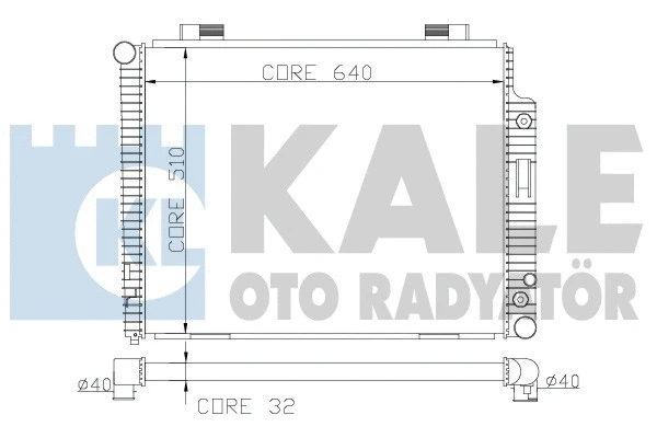 Radiator, engine cooling (360500)