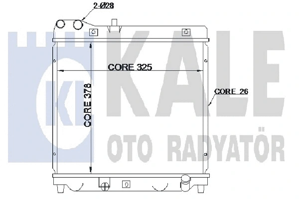 Radiator, engine cooling (350000)