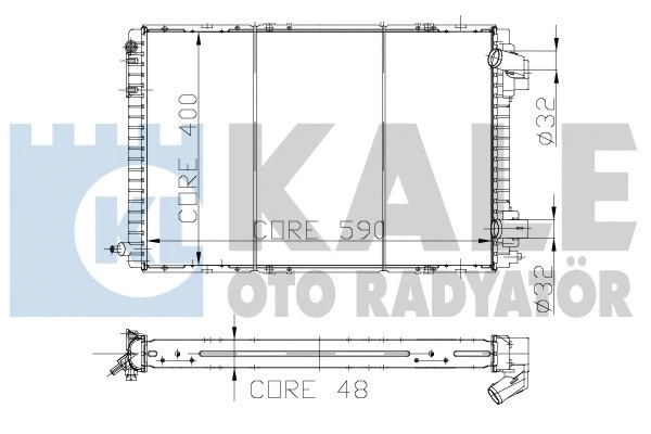 Radiator, engine cooling (146600)