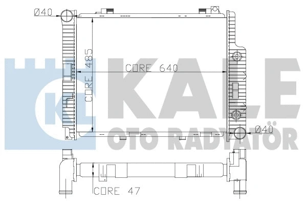 Radiator, engine cooling (361600)