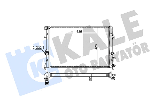 Radiator, engine cooling (354245)