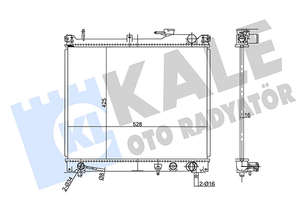 Radiator, engine cooling (355710)