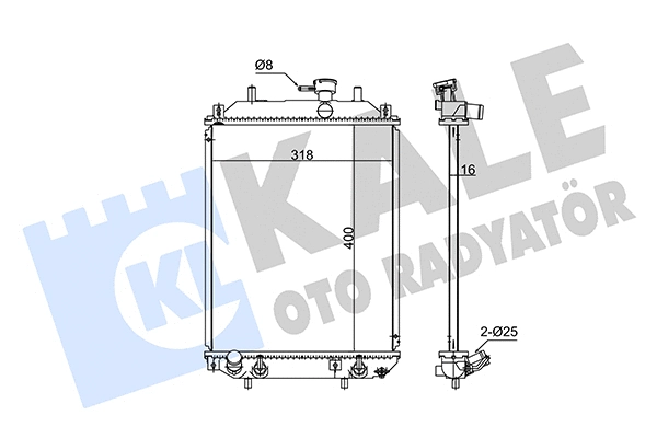 Radiator, engine cooling (348185)