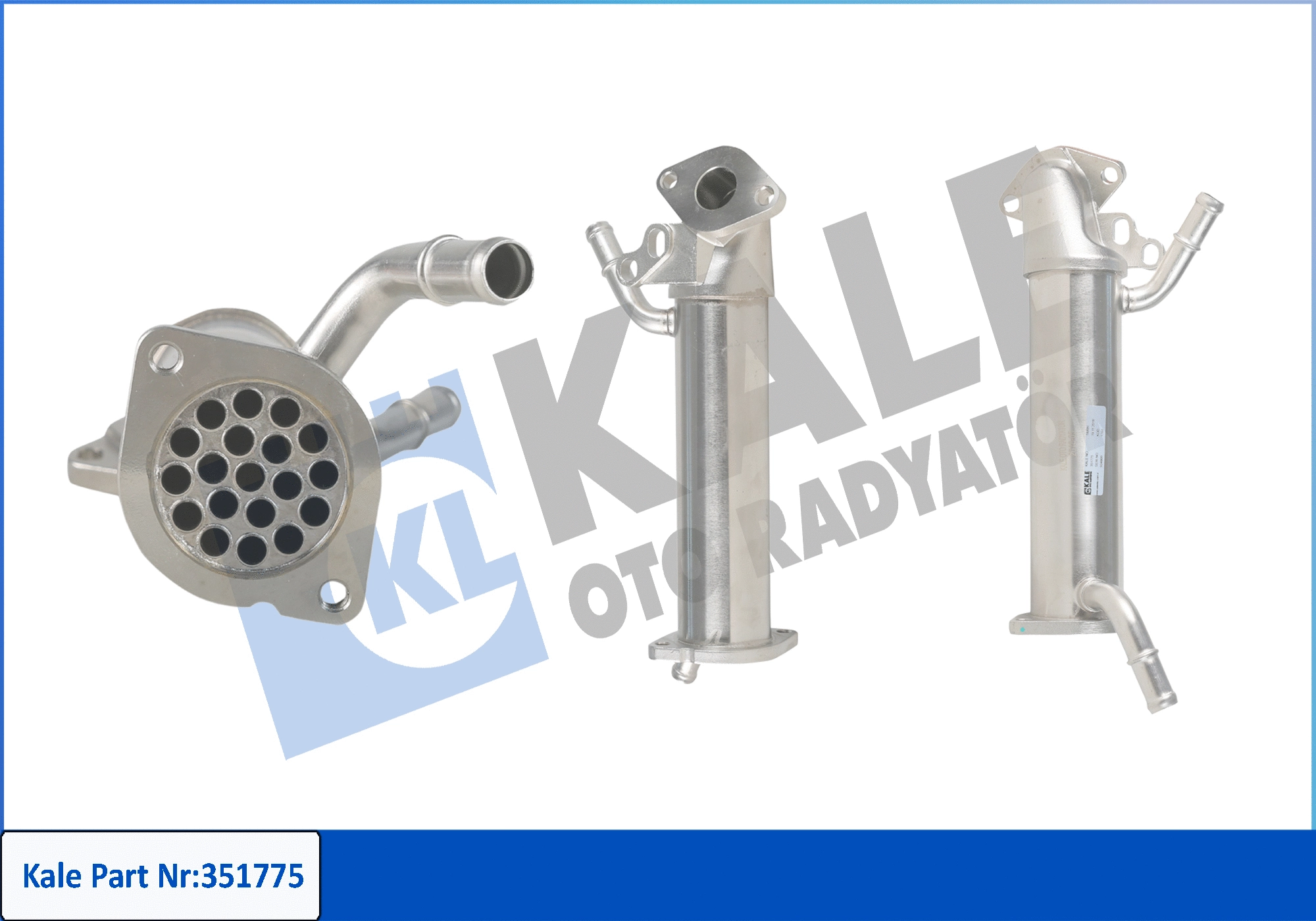Cooler, exhaust gas recirculation (351775)