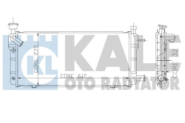 Radiator, engine cooling (137700)