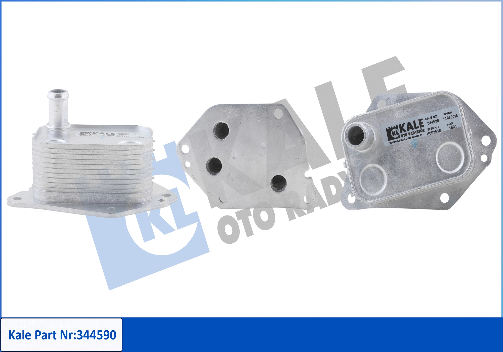 Oil Cooler, engine oil (344590)