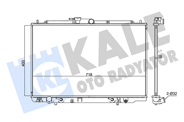 Radiator, engine cooling (347755)