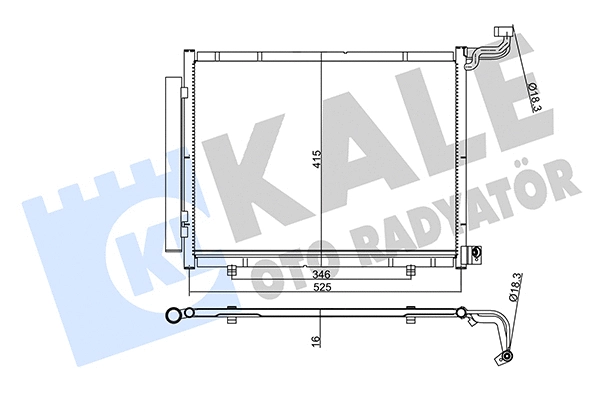 Condenser, air conditioning (357320)