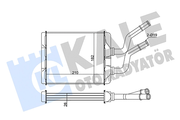 Heat Exchanger, interior heating (346520)