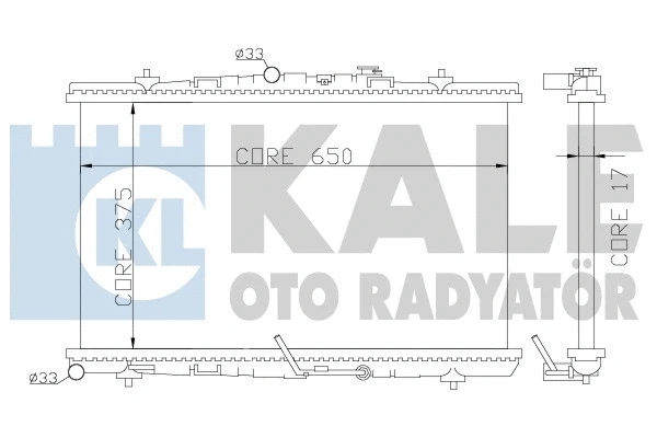 Radiator, engine cooling (371300)