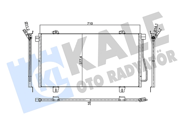 Condenser, air conditioning (345560)