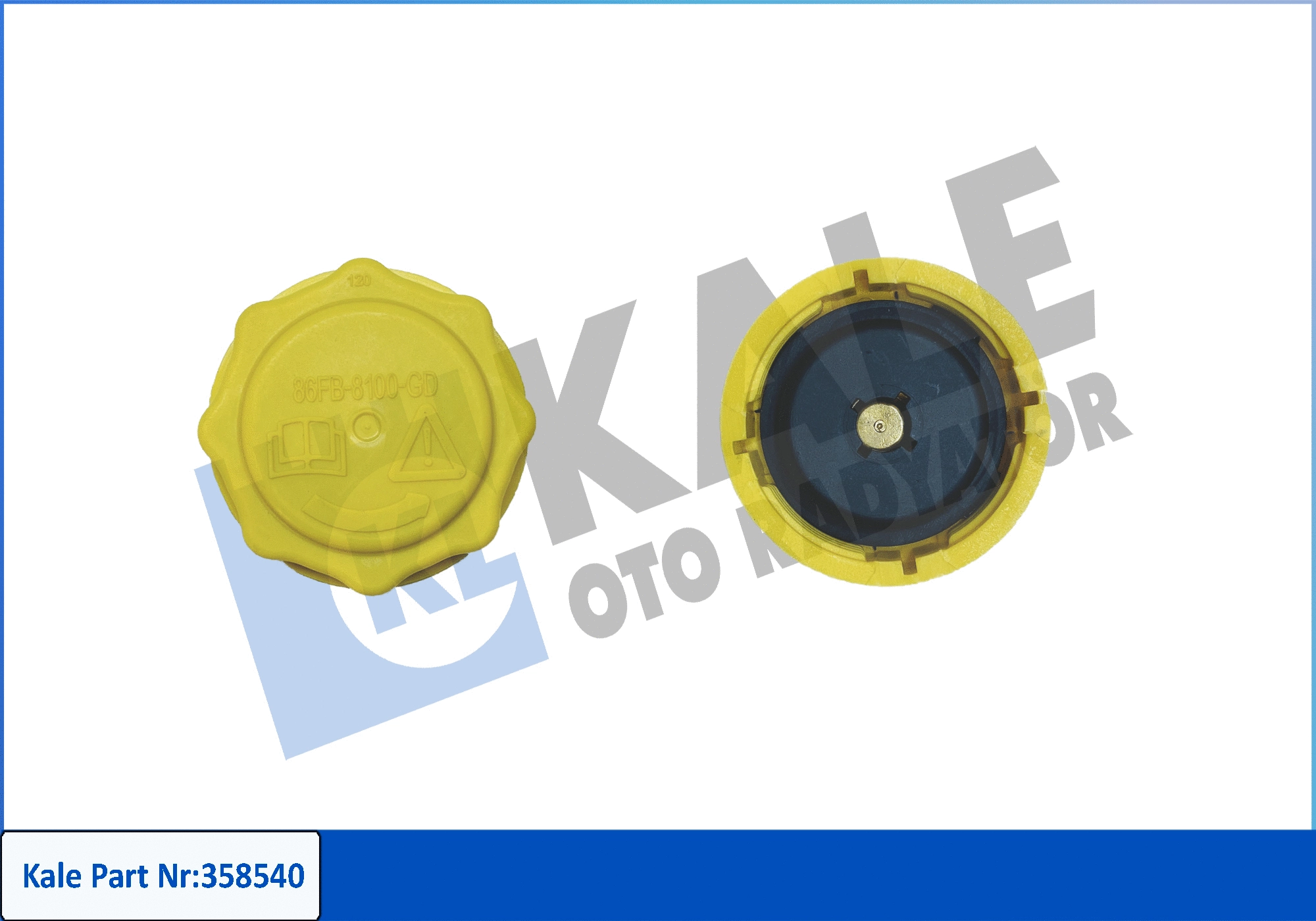 Cap, coolant tank (358540)