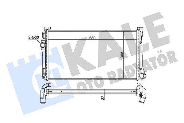 Radiator, engine cooling (351265)