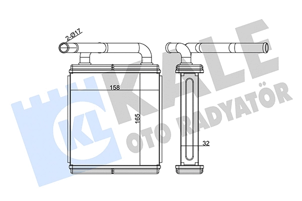 Heat Exchanger, interior heating (346560)