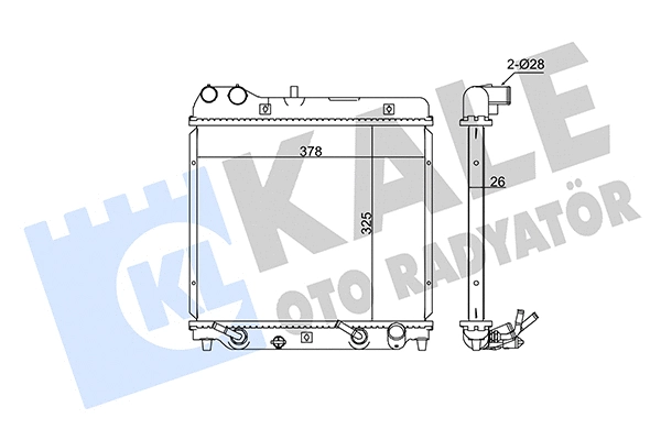 Radiator, engine cooling (351680)