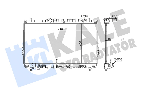 Radiator, engine cooling (347825)