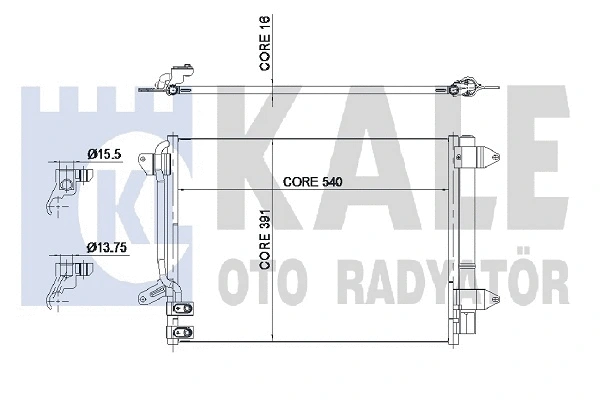 Condenser, air conditioning (343285)