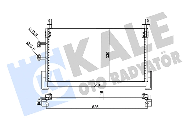 Condenser, air conditioning (345650)