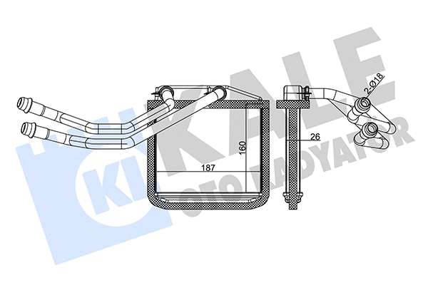 Heat Exchanger, interior heating (350515)