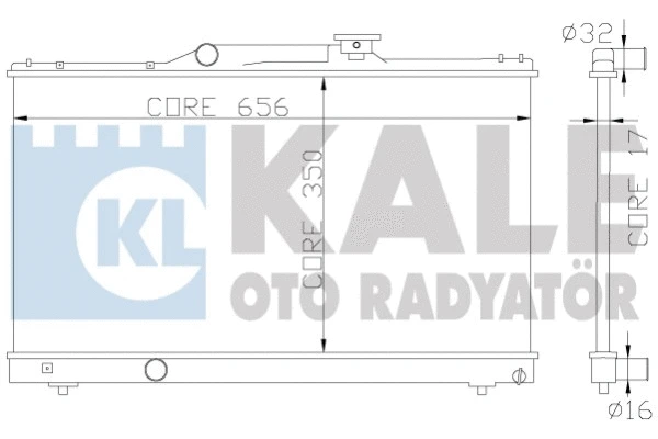 Radiator, engine cooling (342325)