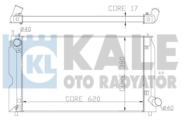 Radiator, engine cooling (342205)