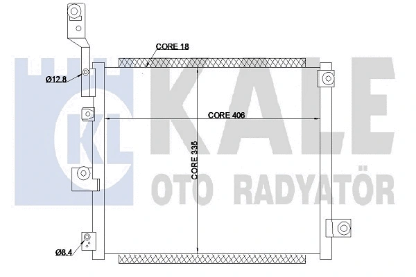 Condenser, air conditioning (350615)