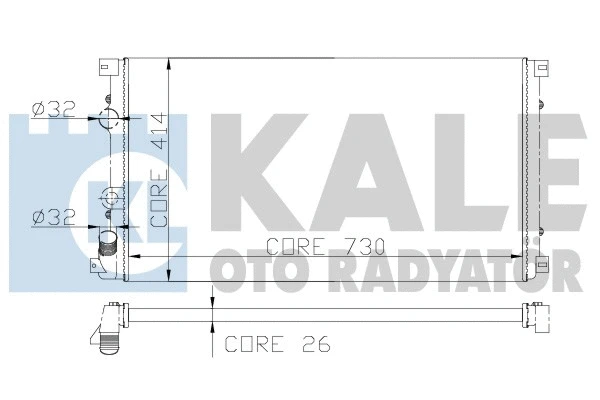 Radiator, engine cooling (197000)