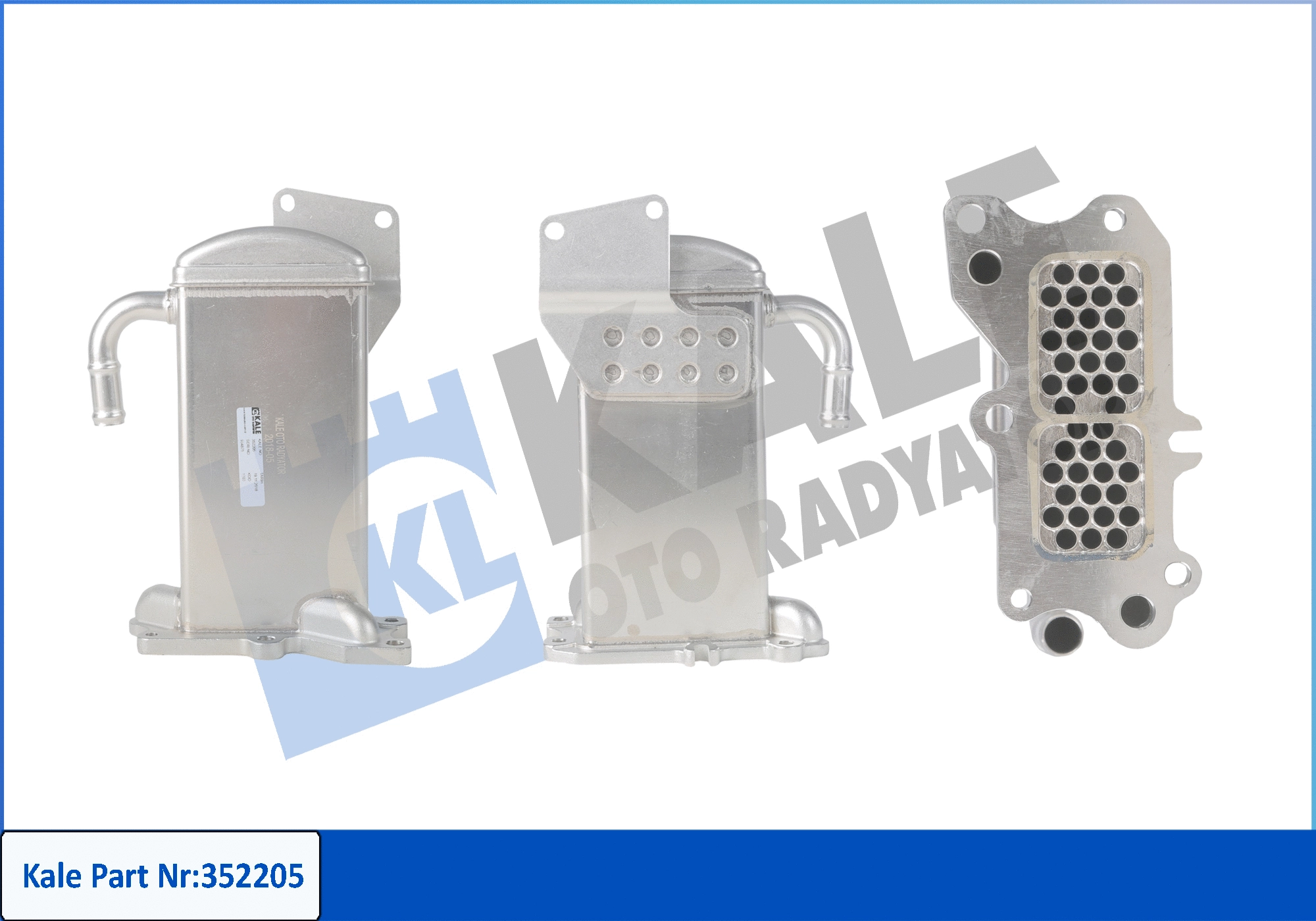 Cooler, exhaust gas recirculation (352205)