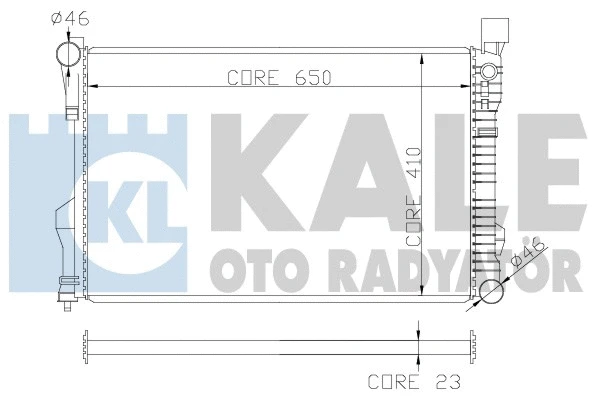 Radiator, engine cooling (360600)