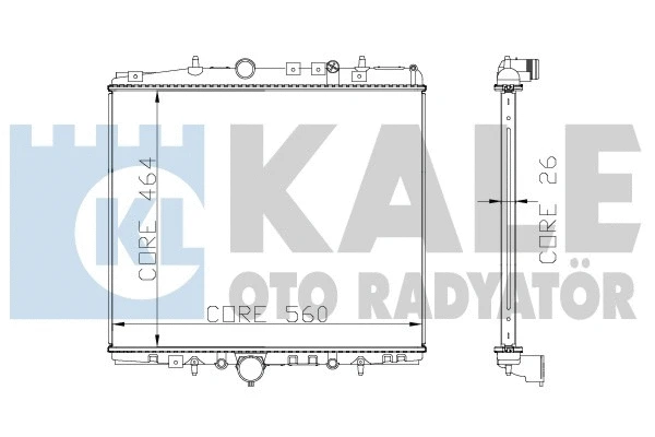 Radiator, engine cooling (285400)
