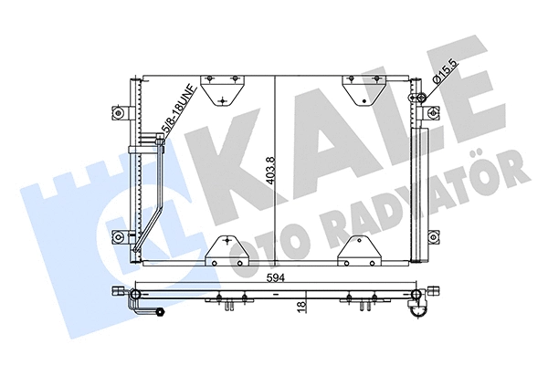 Condenser, air conditioning (354075)