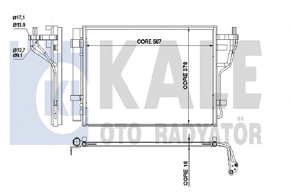Condenser, air conditioning (342535)