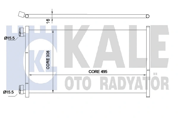 Condenser, air conditioning (350560)