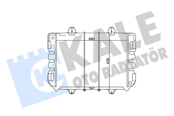 Radiator, engine cooling (103000)