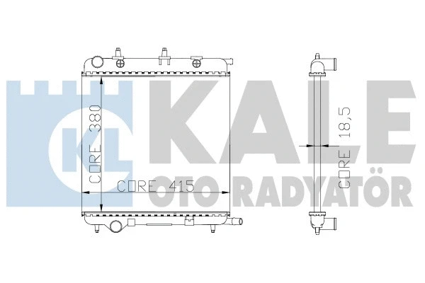 Radiator, engine cooling (285300)
