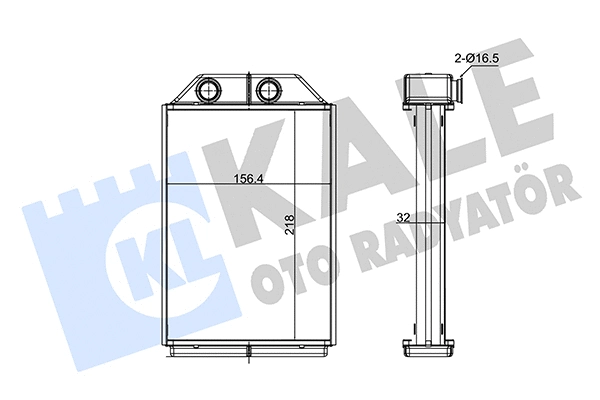 Heat Exchanger, interior heating (352120)