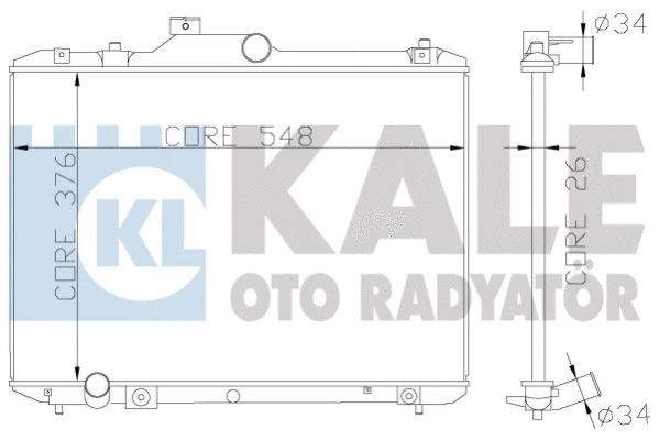 Radiator, engine cooling (365600)