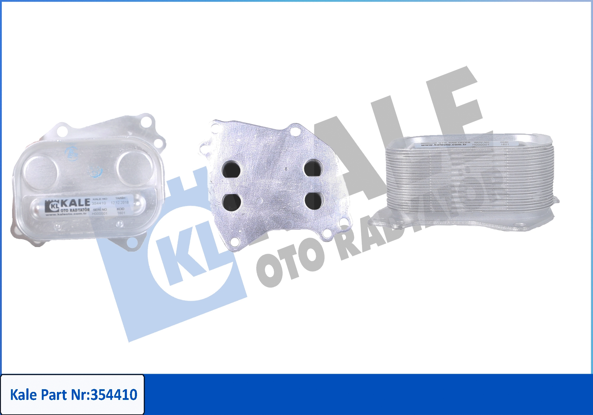 Oil Cooler, engine oil (354410)