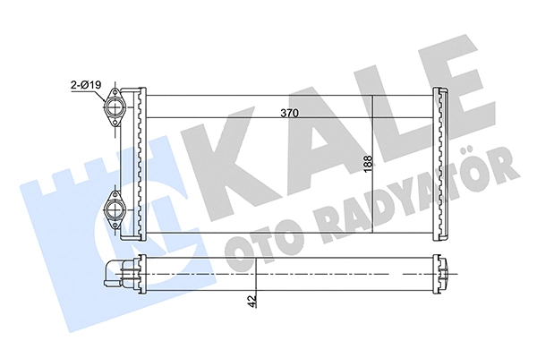 Heat Exchanger, interior heating (351710)