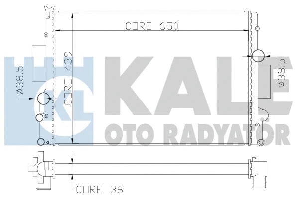 Radiator, engine cooling (341985)