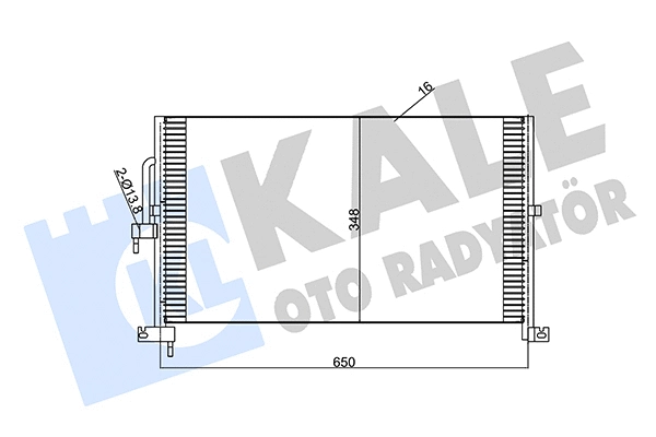 Condenser, air conditioning (345740)