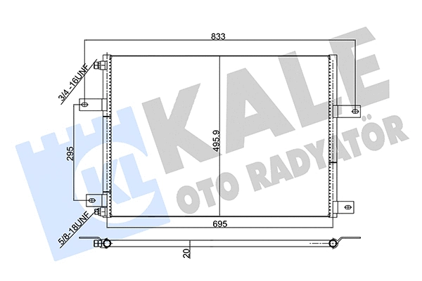 Condenser, air conditioning (350375)