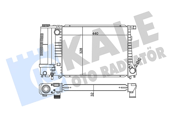 Radiator, engine cooling (351865)