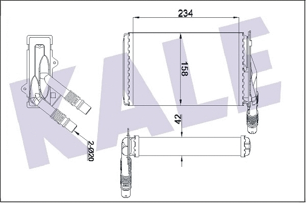 Heat Exchanger, interior heating (346395)