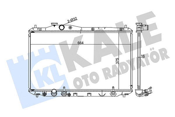 Radiator, engine cooling (347565)