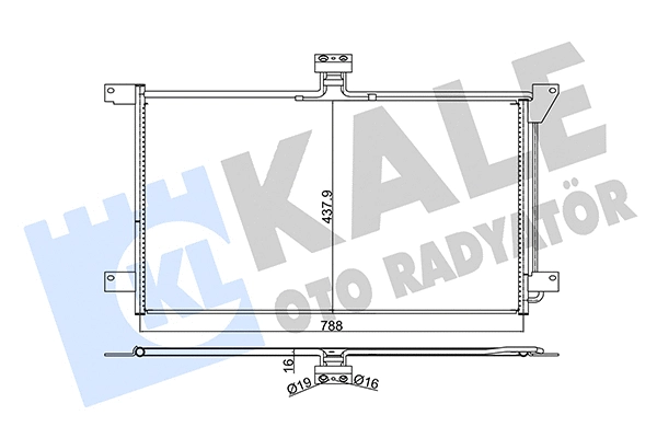 Condenser, air conditioning (350380)
