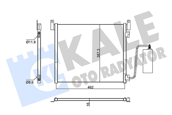 Condenser, air conditioning (353205)