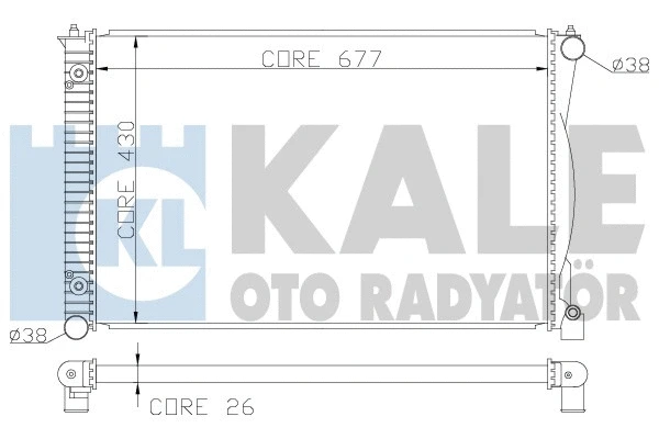 Radiator, engine cooling (367500)