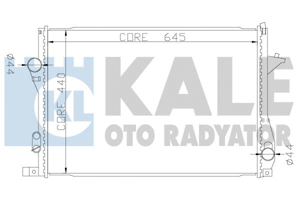 Radiator, engine cooling (341915)