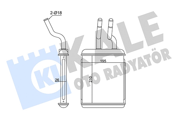 Heat Exchanger, interior heating (358560)
